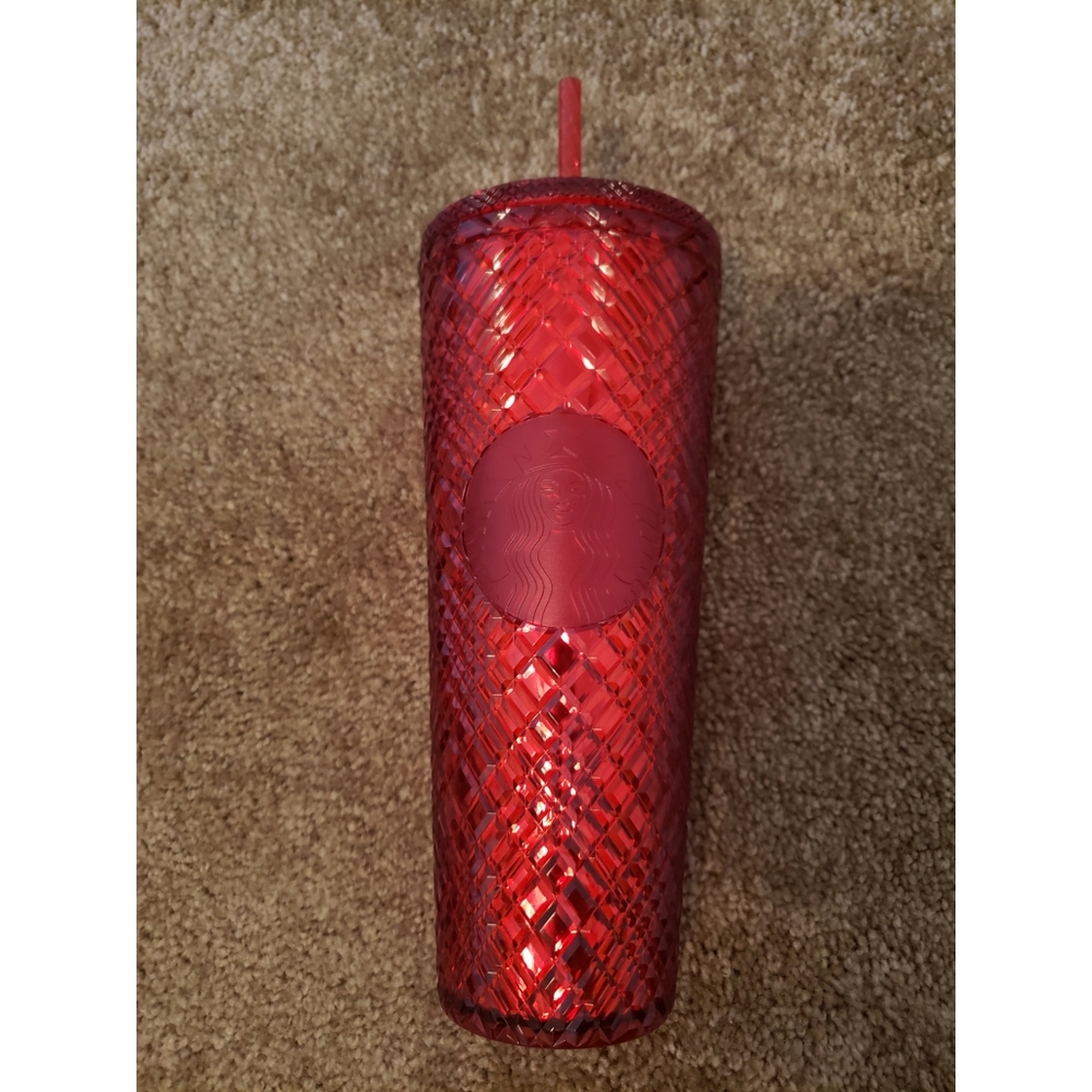 Starbucks 20oz Red Studded Tumbler